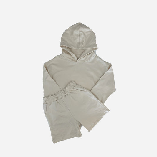 Chill Days 2-Piece Hoodie & Shorts Set