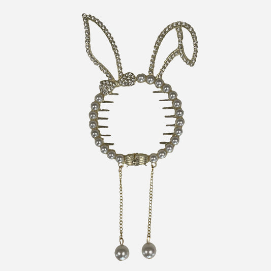 Pearl Ears Hair Comb